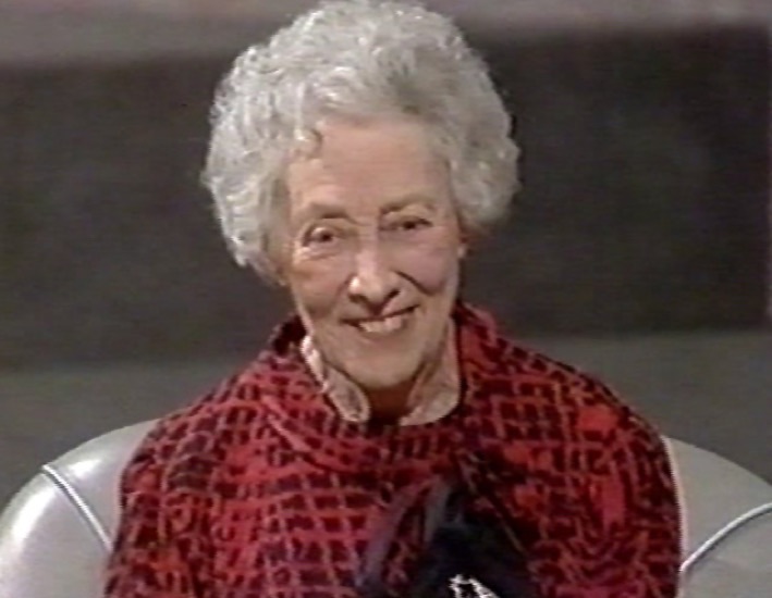 Yvonne Cormeau lors du Show télévisé de la BBC 