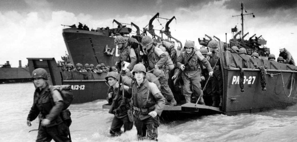 Barge débarquement D Day