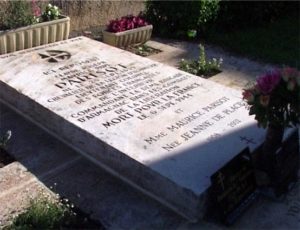 La tombe de Maurice Parisot à Saint Gô