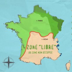 Création de la Zone Occupée et de la Zone « Libre » (22 Juin 1940)
